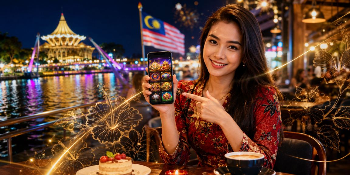 Pemain kasino mudah alih di Kuching mengakses permainan meja 445 pada telefon pintar